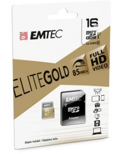 Emtec : microSD 16GB Clase 10 con adaptador (blíster) 2