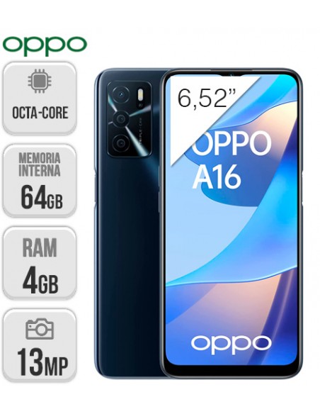 Oppo : A16 4/64GB - negro