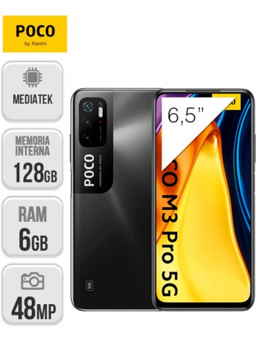 Xiaomi : Pocophone M3 Pro 5G 6/128GB - negro