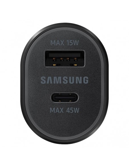 Samsung : Cargador de coche Super Fast Charge 60W (1 x USB-A + 1 x USB-C) (bulk)