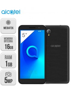 Alcatel : 5033D 2019 4G DS 1/16GB (Alcatel 1) - Negro