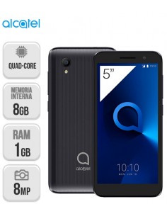Alcatel : 5033D 2019 4G DS 5" (Alcatel 1) Negro