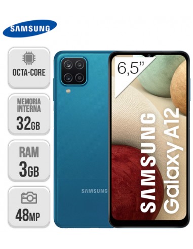 Samsung : A125 Galaxy A12 3/32GB - Azul