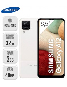 Samsung : A125 Galaxy A12 3/32GB - Blanco