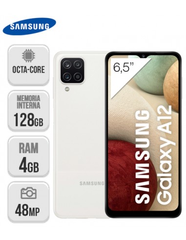 Samsung : A125 Galaxy A12 4/128GB - Blanco