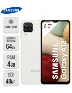 Samsung : A125 Galaxy A12 4/64GB - Blanco