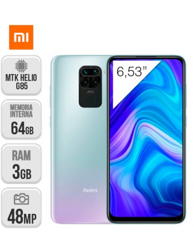 Xiaomi : Redmi Note 9 DS 3/64GB - Blanco Polar