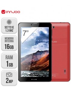 Innjoo : Tablet F704 7" 3G 1/16GB - Rojo
