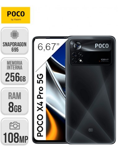 Xiaomi : Poco X4 Pro 8/256GB - negro