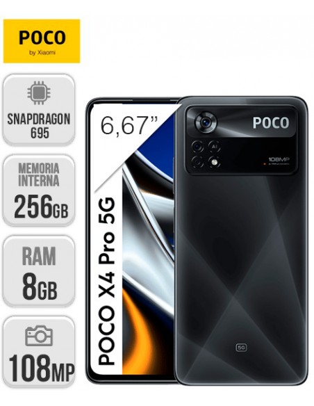 Xiaomi : Poco X4 Pro 8/256GB - negro