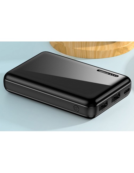 Usams : Batería externa PB37 Dual 10000 mAh - negra (blíster)