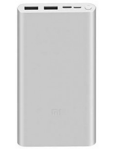 Xiaomi : Batería externa Mi Power Bank 3 - 10000 mAh Fast Charge - plata (blíster)