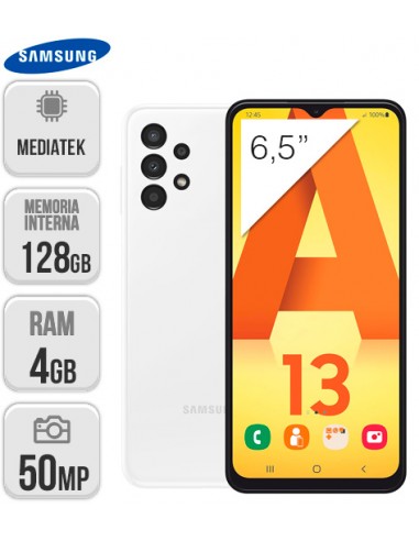 Samsung : A135 Galaxy A13 4/128GB - Blanco