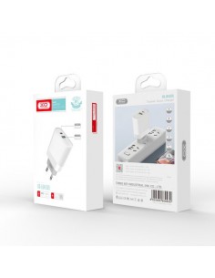XO : Cargador de red 18W PD 3A Fast Charge (1xUSB-C + 1xUSB-A) - blanco (blíster) 2