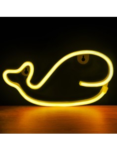 Lámpara de neón - Ballena 2