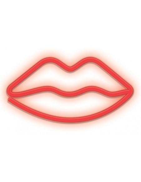 Lámpara de neón - Labios
