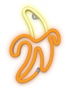 Lámpara de neón - Plátano