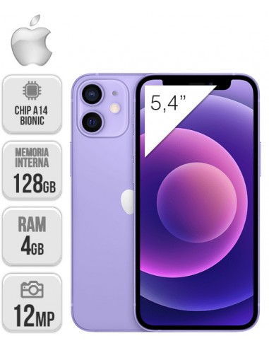 Apple : iPhone 12 mini 128GB - Morado