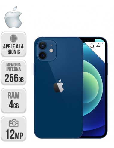 Apple : iPhone 12 mini 256GB - Azul