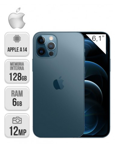 Apple : iPhone 12 Pro 128GB - Azul pacífico