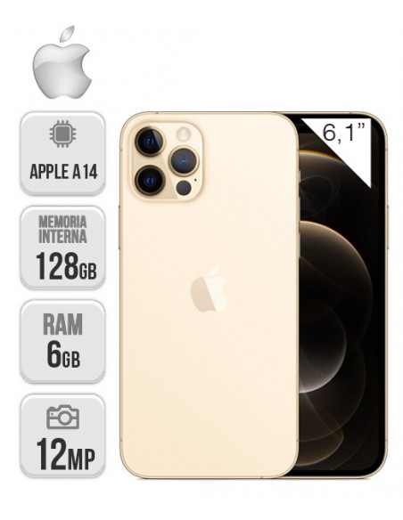 Apple : iPhone 12 Pro 128GB - Oro