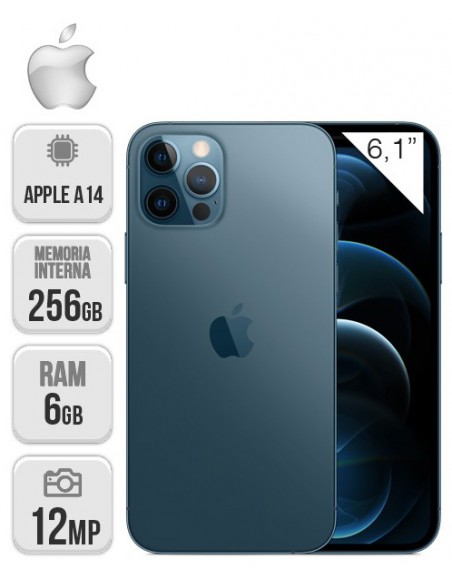 Apple : iPhone 12 Pro 256GB - Azul pacífico