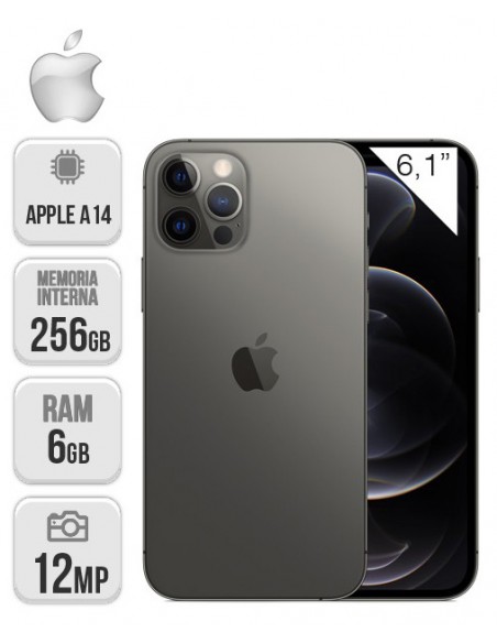 Apple : iPhone 12 Pro 256GB - Grafito