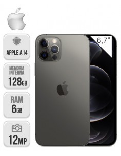 Apple : iPhone 12 Pro Max 128GB - Grafito