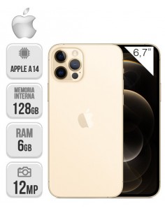 Apple : iPhone 12 Pro Max 128GB - Oro