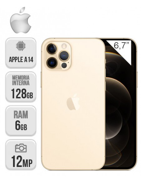 Apple : iPhone 12 Pro Max 128GB - Oro