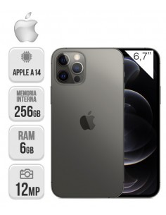 Apple : iPhone 12 Pro Max 256GB - Grafito