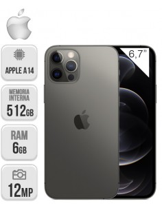 Apple : iPhone 12 Pro Max 512GB - Grafito