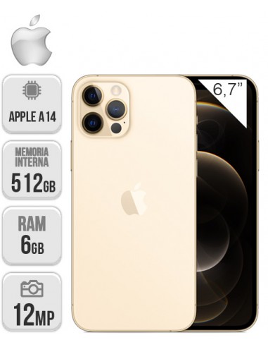 Apple : iPhone 12 Pro Max 512GB - Oro