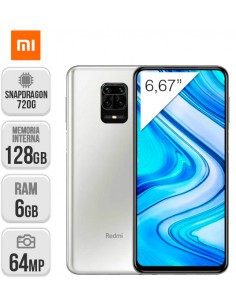 Xiaomi : Redmi Note 9 Pro DS 6/128GB - Blanco Glaciar