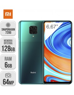 Xiaomi : Redmi Note 9 Pro DS 6/128GB - Verde Tropicale