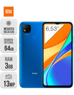 Xiaomi : Redmi 9C 3/64GB - Azul Crepúsculo