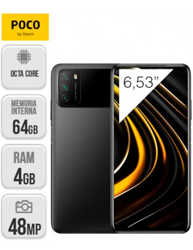 Xiaomi : Pocophone M3 4/64GB - negro