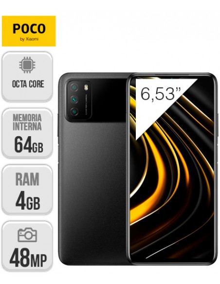 Xiaomi : Pocophone M3 4/64GB - negro