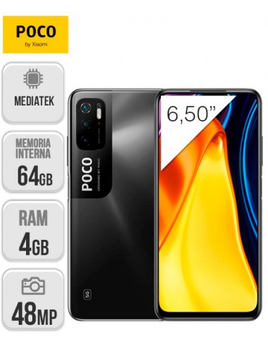 Xiaomi : Pocophone M3 Pro 5G 4/64GB - negro