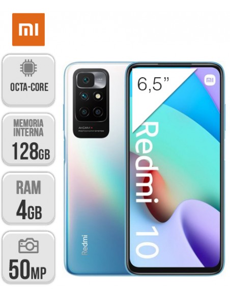 Xiaomi : Redmi 10 4/128GB - Azul