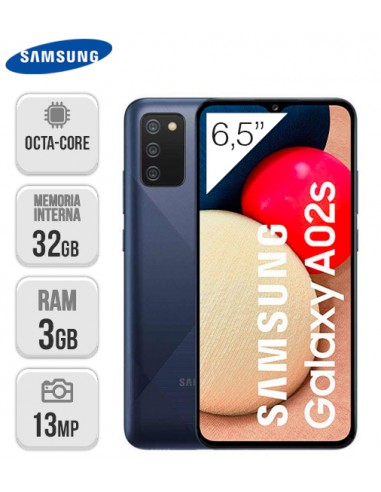 Samsung : A025 Galaxy A02s 3/32GB - Azul