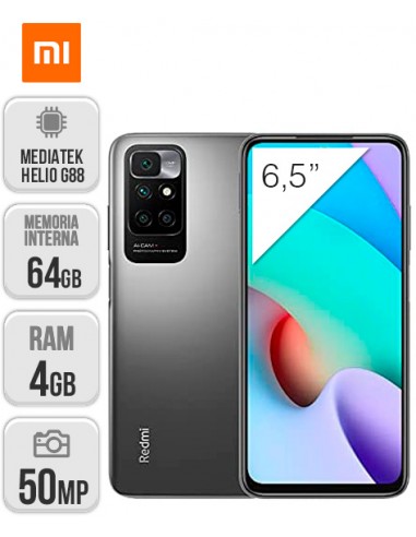 Xiaomi : Redmi 10 4/64GB - Gris
