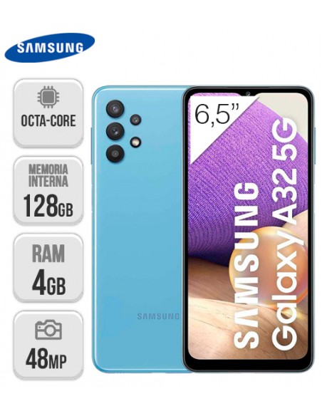 Samsung : A326 Galaxy A32 5G 4/128GB - Azul