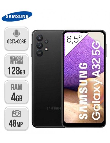 Samsung : A326 Galaxy A32 5G 4/128GB - negro