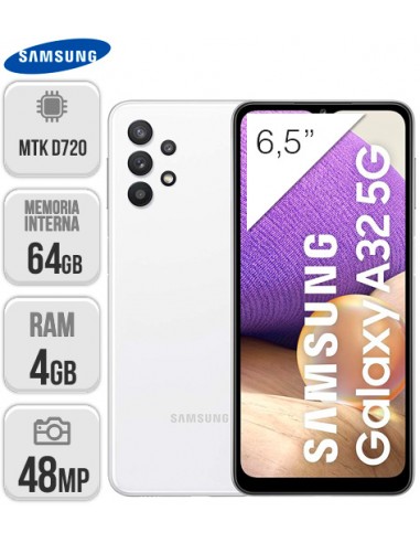 Samsung : A326 Galaxy A32 5G 4/64GB - Blanco
