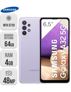 Samsung : A326 Galaxy A32 5G 4/64GB - Morado
