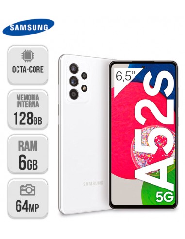 Samsung : A528 Galaxy A52s 6/128GB - blanco