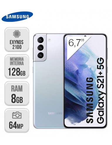 Samsung : G996 Galaxy S21+ 5G 8/128GB - Plata