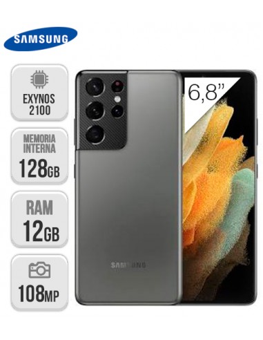 Samsung : G998 Galaxy S21 Ultra 5G 12/128GB - Titanio