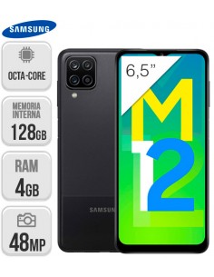 Samsung : M127 Galaxy M12 4/128GB  - negro